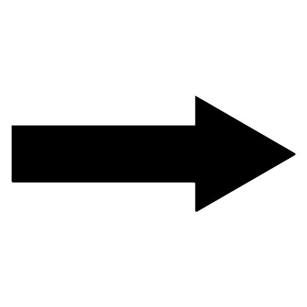 Ergomat 10inx4in Stem 2in Mean Lean Arrows Black, 36PK DSML-ARR-10-BK-KIT - main